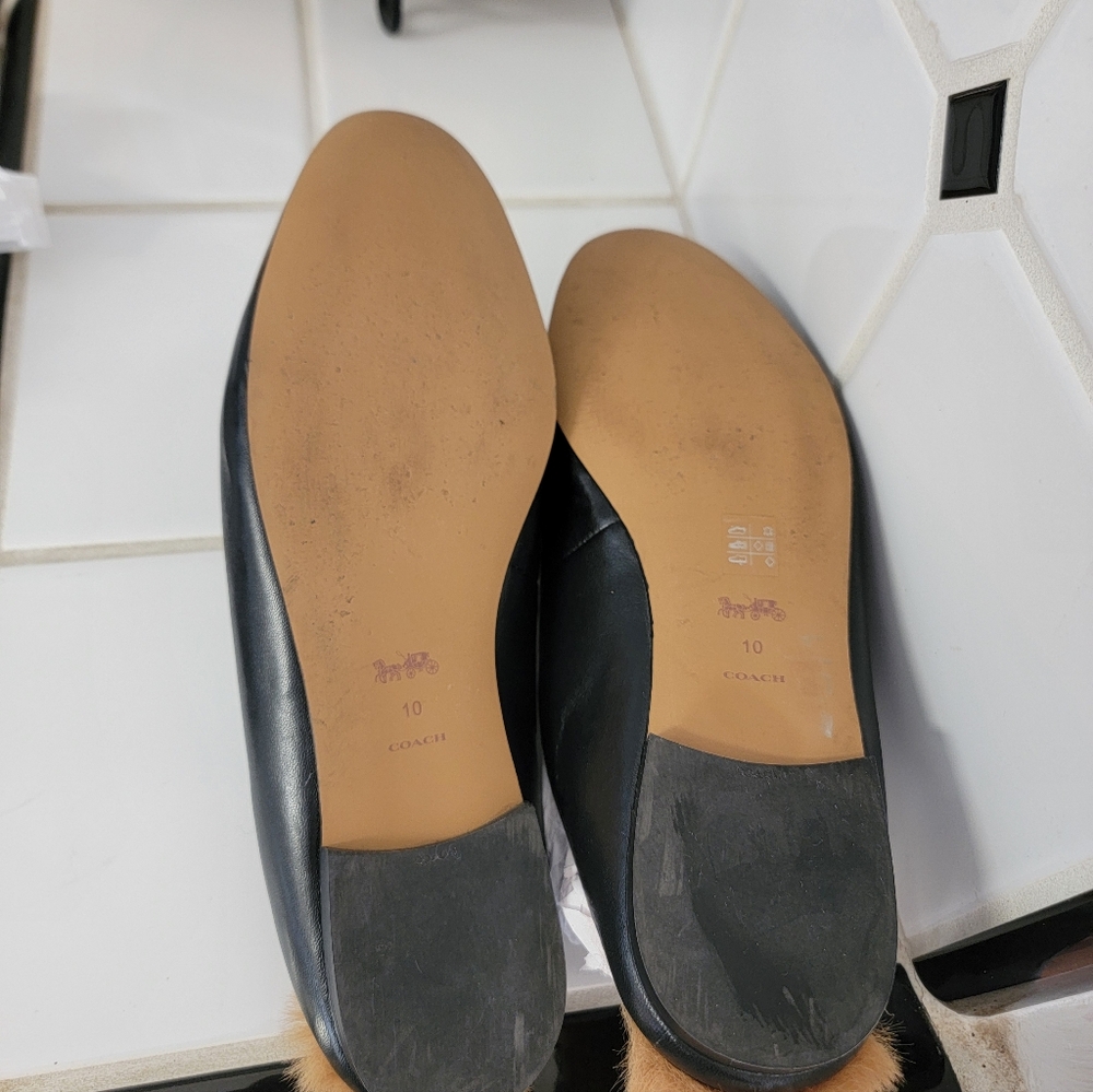 Coach Leather Slip Ons - Picture 15 of 16